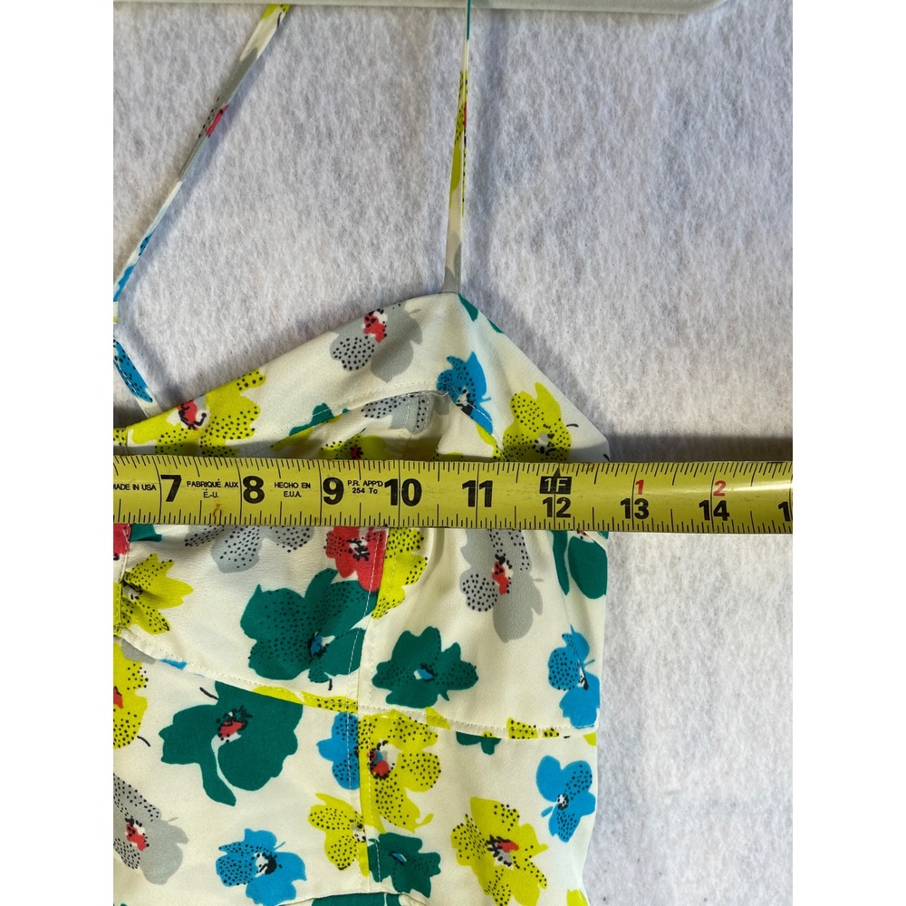 American Eagle Corset Dress Size 6 Y2K Floral Garden Smocked Babydoll Retro - Picture 8 of 10